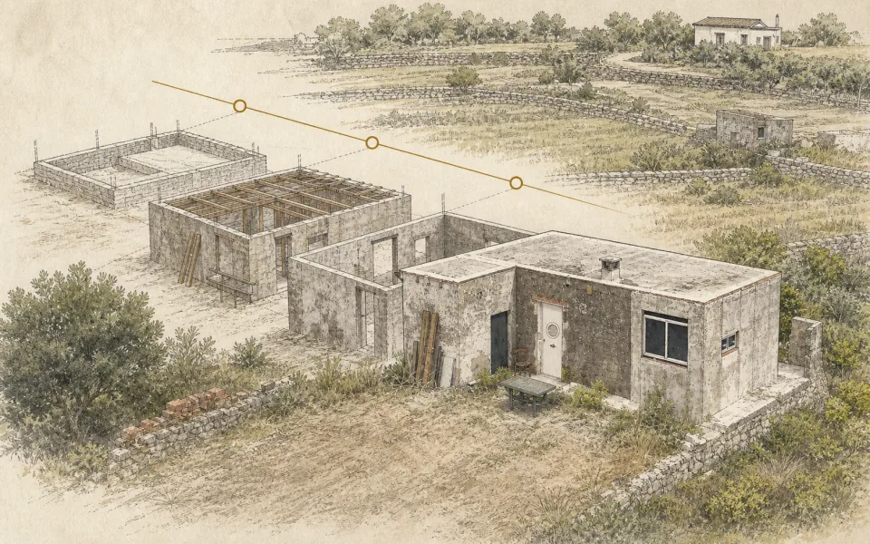 Illustrated Mistik House construction journey
